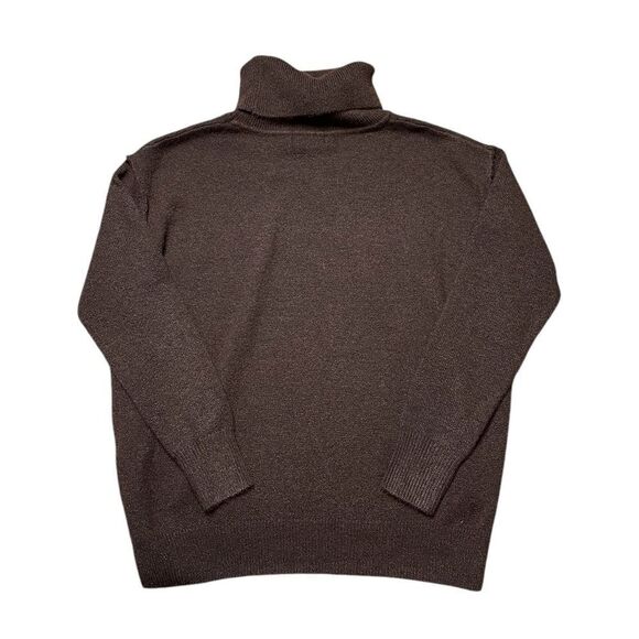NWT KAREN KANE Turtleneck Sweater Brown Size XS - Picture 3 of 7
